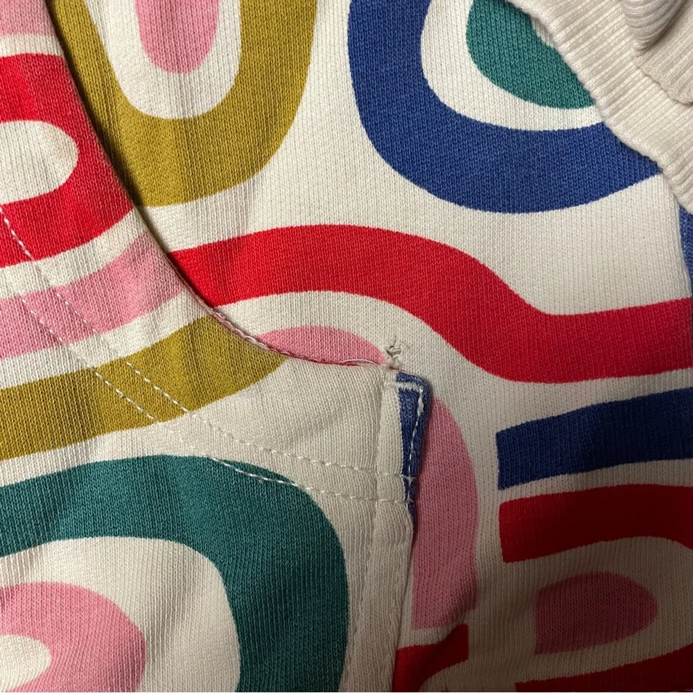 Used Hanna Andersson Colorful Geometric Kids Hoodie